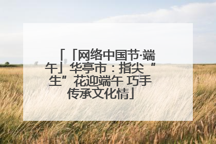 「网络中国节·端午」华亭市：指尖“生”花迎端午 巧手传承文化情
