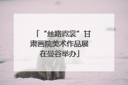 “丝路霓裳”甘肃画院美术作品展在曼谷举办