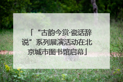 “古韵今赏·瓷话辞说”系列展演活动在北京城市图书馆启幕