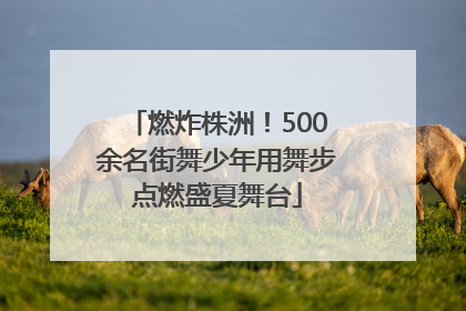 燃炸株洲！500余名街舞少年用舞步点燃盛夏舞台