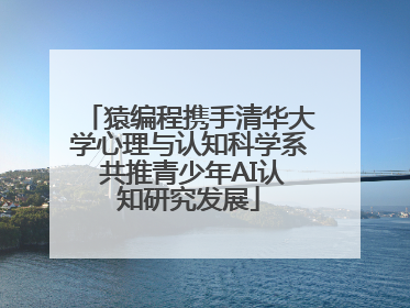 猿编程携手清华大学心理与认知科学系 共推青少年AI认知研究发展