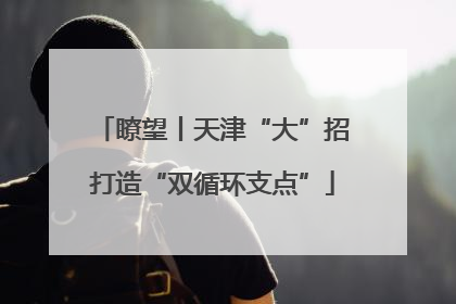 瞭望丨天津“大”招打造“双循环支点”