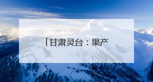 甘肃灵台：果产业振兴正当时