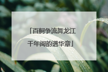 百舸争流舞龙江 千年闽韵谱华章