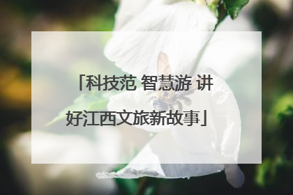科技范 智慧游 讲好江西文旅新故事
