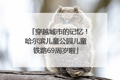 穿越城市的记忆！哈尔滨儿童公园儿童铁路69周岁啦