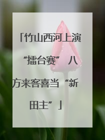 竹山西河上演“擂台赛” 八方来客喜当“新田主”