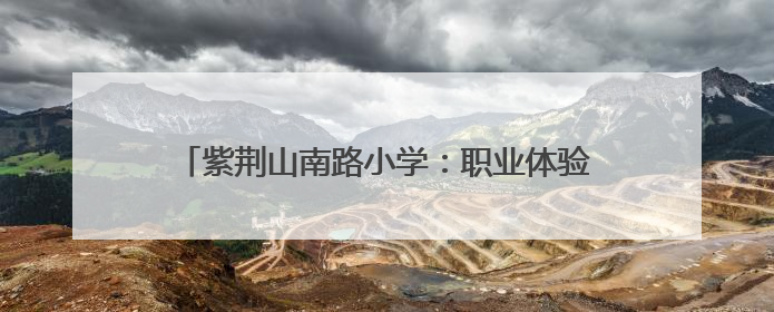 紫荆山南路小学：职业体验绘童心 六一实践向未来