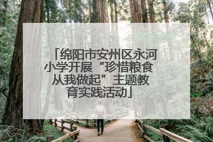 绵阳市安州区永河小学开展“珍惜粮食 从我做起”主题教育实践活动