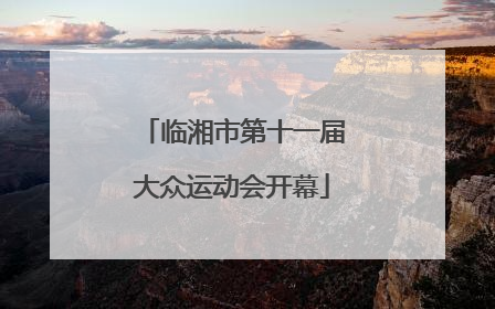 临湘市第十一届大众运动会开幕