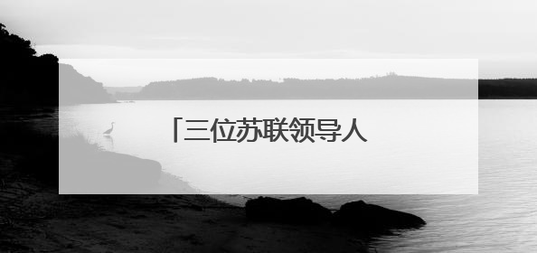 三位苏联领导人与二战的故事