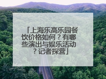 上海乐高乐园餐饮价格如何？有哪些演出与娱乐活动？记者探营