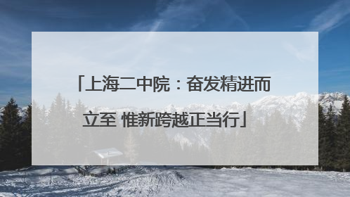 上海二中院：奋发精进而立至 惟新跨越正当行