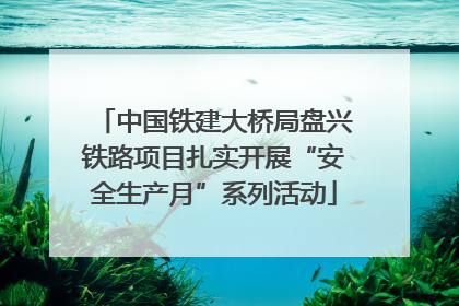中国铁建大桥局盘兴铁路项目扎实开展“安全生产月”系列活动