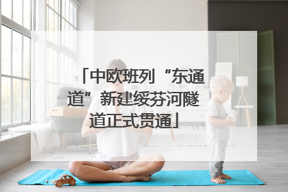 中欧班列“东通道”新建绥芬河隧道正式贯通