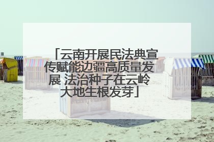 云南开展民法典宣传赋能边疆高质量发展 法治种子在云岭大地生根发芽
