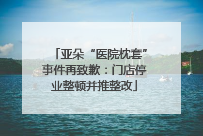 亚朵“医院枕套”事件再致歉：门店停业整顿并推整改