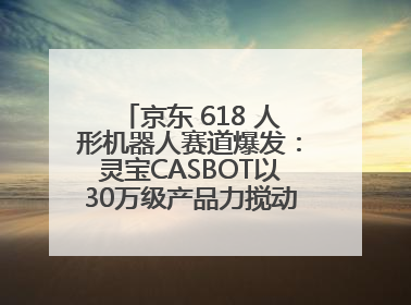 京东 618 人形机器人赛道爆发：灵宝CASBOT以30万级产品力搅动行业新变局