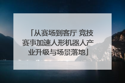 从赛场到客厅 竞技赛事加速人形机器人产业升级与场景落地