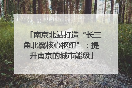 南京北站打造“长三角北翼核心枢纽”：提升南京的城市能级