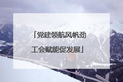 党建领航风帆劲 工会赋能促发展