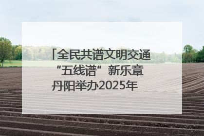 全民共谱文明交通“五线谱”新乐章 丹阳举办2025年“文明交通 同心同行”主题宣传活动
