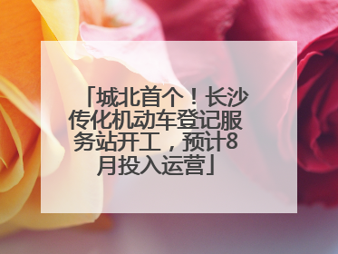 城北首个！长沙传化机动车登记服务站开工，预计8月投入运营