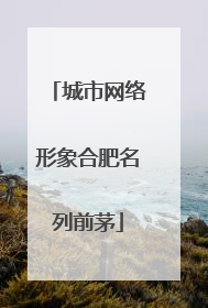 城市网络形象合肥名列前茅