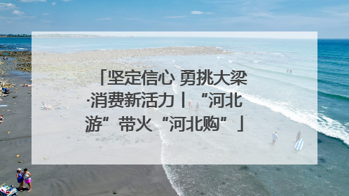 坚定信心 勇挑大梁·消费新活力丨“河北游”带火“河北购”