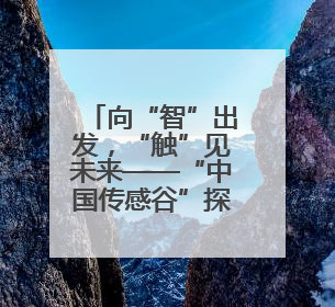 向“智”出发，“触”见未来——“中国传感谷”探访记