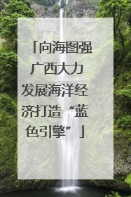 向海图强 广西大力发展海洋经济打造“蓝色引擎”