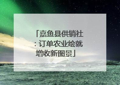 嘉鱼县供销社：订单农业绘就增收新图景