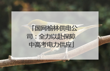 国网榆林供电公司：全力以赴保障中高考电力供应