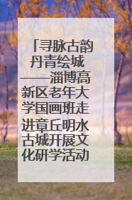 寻脉古韵 丹青绘城——淄博高新区老年大学国画班走进章丘明水古城开展文化研学活动