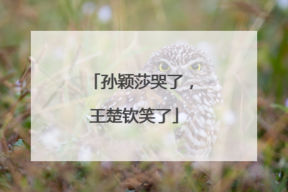 孙颖莎哭了，王楚钦笑了