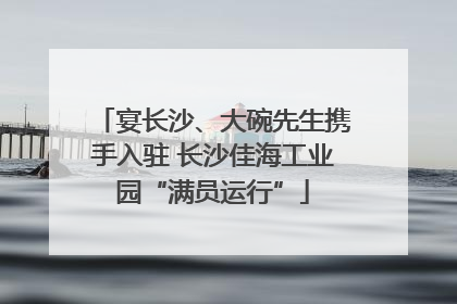 宴长沙、大碗先生携手入驻 长沙佳海工业园“满员运行”