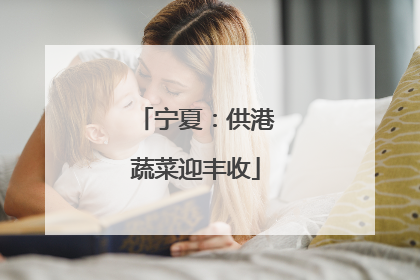 宁夏：供港蔬菜迎丰收