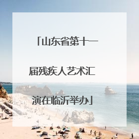 山东省第十一届残疾人艺术汇演在临沂举办