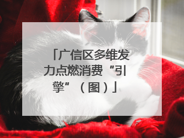 广信区多维发力点燃消费“引擎”（图）