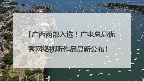 广西两部入选！广电总局优秀网络视听作品最新公布