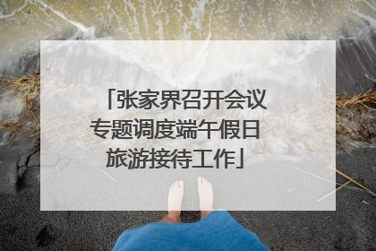 张家界召开会议专题调度端午假日旅游接待工作