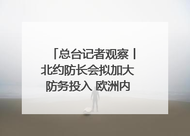 总台记者观察丨北约防长会拟加大防务投入 欧洲内部分歧难掩