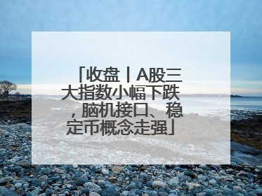 收盘丨A股三大指数小幅下跌，脑机接口、稳定币概念走强