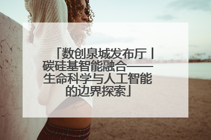 数创泉城发布厅丨碳硅基智能融合——生命科学与人工智能的边界探索