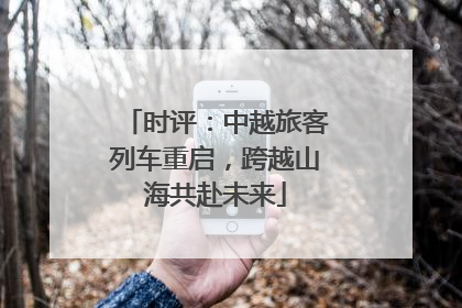 时评：中越旅客列车重启，跨越山海共赴未来