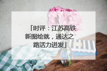 时评：江苏高铁新图绘就，通达之路活力迸发