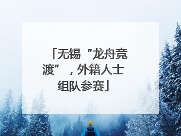 无锡“龙舟竞渡”，外籍人士组队参赛