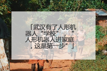 武汉有了人形机器人“学校”，“人形机器人进家庭，这是第一步”