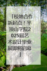 校地合作新起点！平顶山学院2025届艺术设计毕业展即将启幕