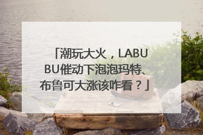 潮玩大火，LABUBU催动下泡泡玛特、布鲁可大涨该咋看？